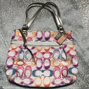Colorful Coach Poppy Purse